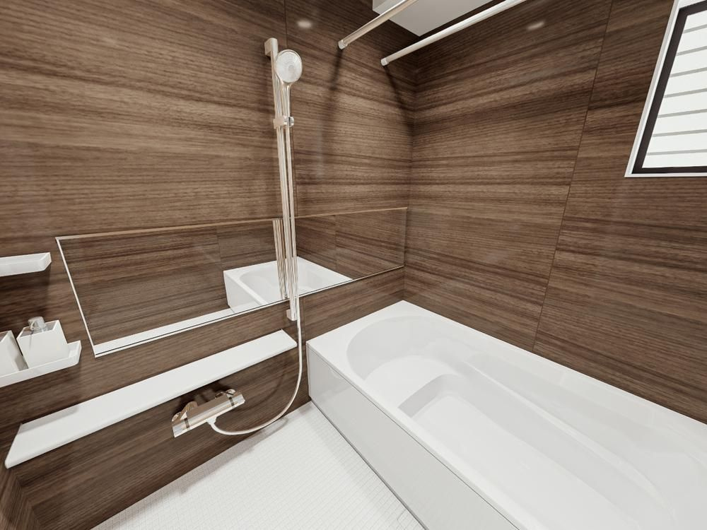 センターハイツ梅ヶ丘の浴室