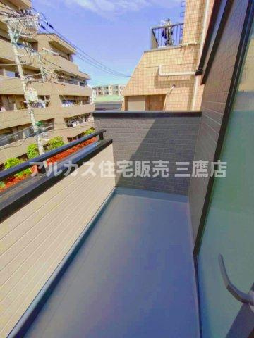 調布市西つつじケ丘1丁目 京王線 柴崎駅 新築戸建のバルコニー