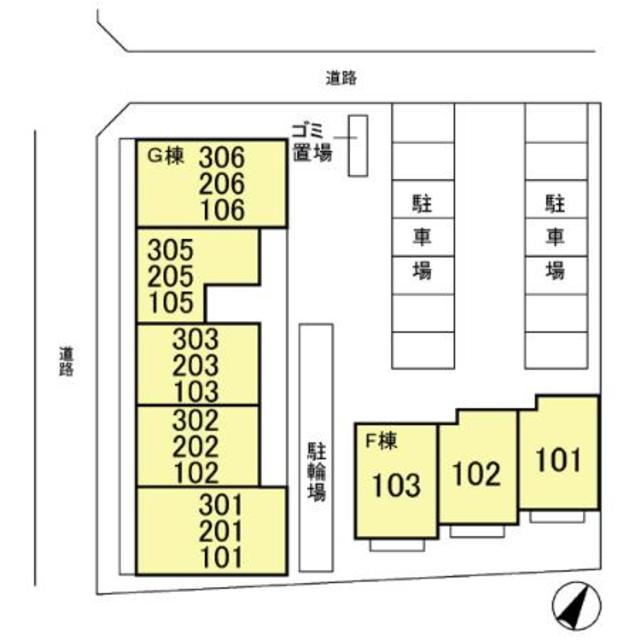 ウィスタリア　Gのその他|配置図