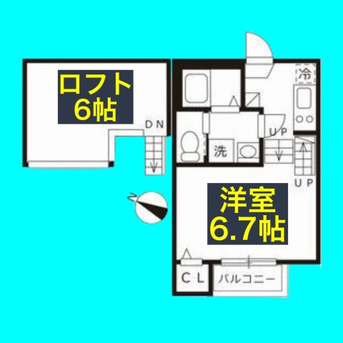 ハーモニーテラス西野町の間取り