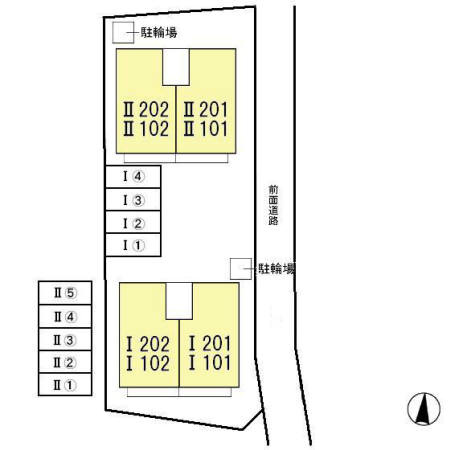 カーサ ヴェルデⅡの区画図