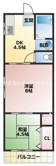 ハイツなごみの間取り