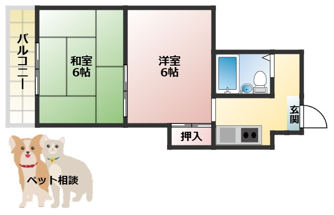 トゥリオーニ守口の間取り