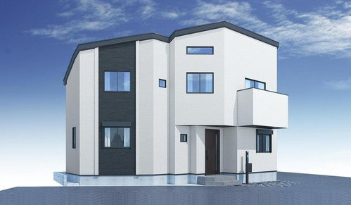 中野区野方6丁目　駅近×南東角地　省エネ住宅　限定1棟　の外観パース