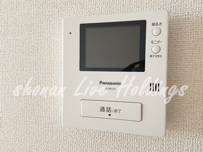 つばなハイツのセキュリティ|モニタ付インターホンで安心♪