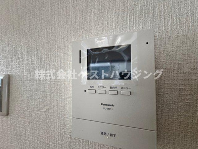 【セキュリティ】 | 荒井町東本町貸家 | TVドアホン（新設）