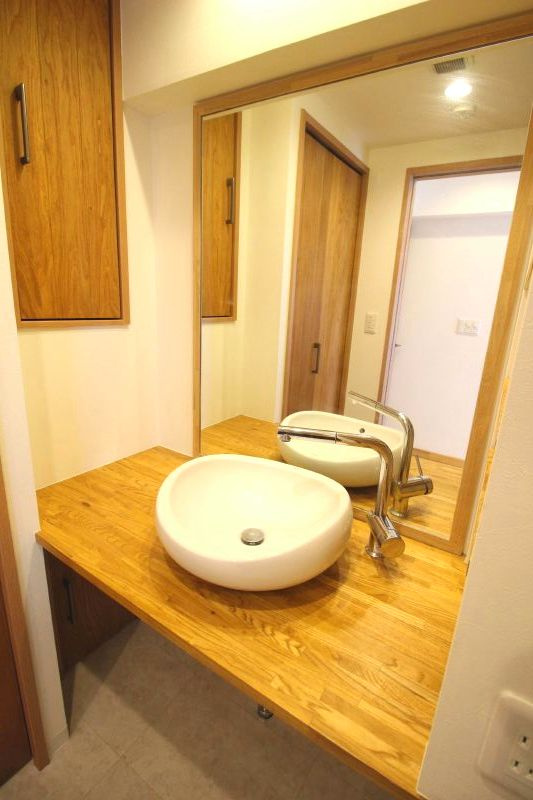 マンション第2多摩川苑の洗面所