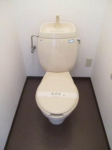 【トイレ】 | ヴィラマリン　Ａ | シンプルで使いやすいトイレです