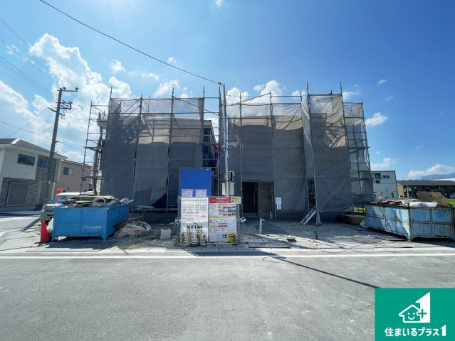 大津市雄琴　第1期　新築一戸建ての外観|現在建築中！落ち着いた街並みで新生活を始めることが出来そう！周辺の物件も併せてご紹介させて頂きます！