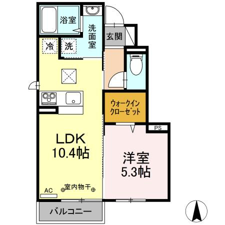 プリマベーラ　Ｃの間取り