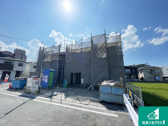 大津市雄琴　第1期　新築一戸建ての外観|現在の進捗状況です！順調に作業進行中、完成が待ち遠しいです！詳細の間取り等、お気軽にお問い合わせください！