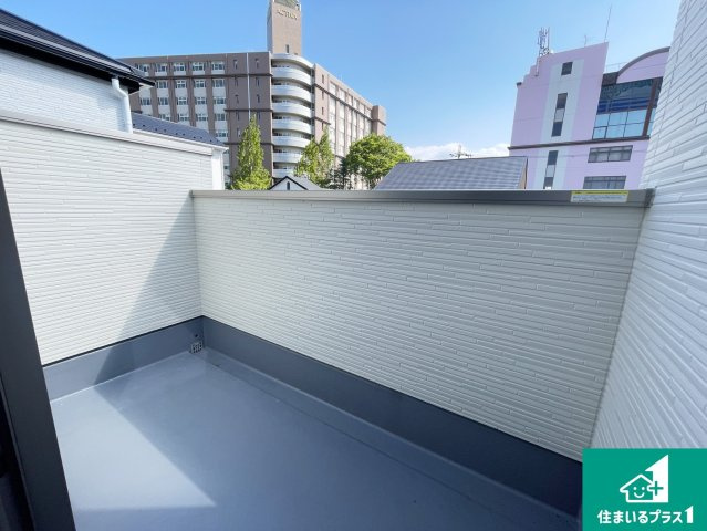 大津市雄琴　第1期　新築一戸建てのバルコニー|日当たりのよいバルコニー！お部屋が開放的に！