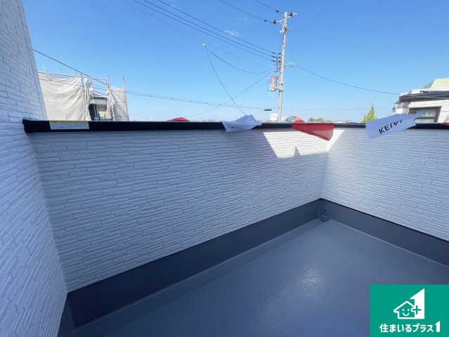 大津市雄琴　第1期　新築一戸建てのバルコニー|日当たりのよいバルコニー！お部屋が開放的に！