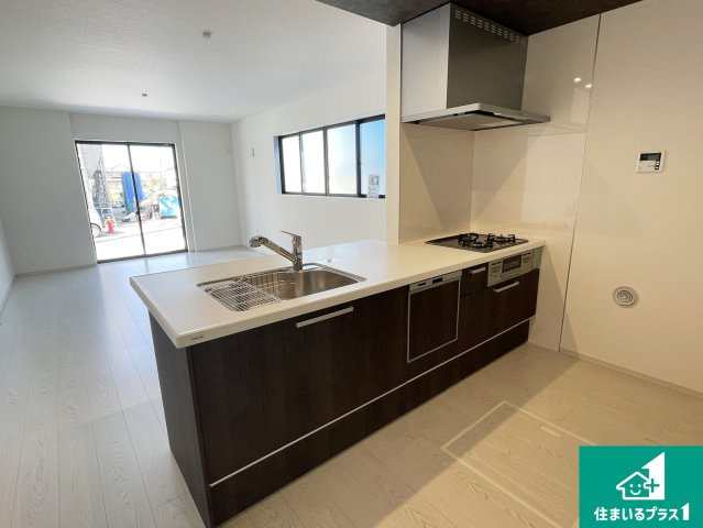 大津市雄琴　第1期　新築一戸建てのキッチン|現在建築中！落ち着いた街並みで新生活を始めることが出来そう！周辺の物件も併せてご紹介させて頂きます！