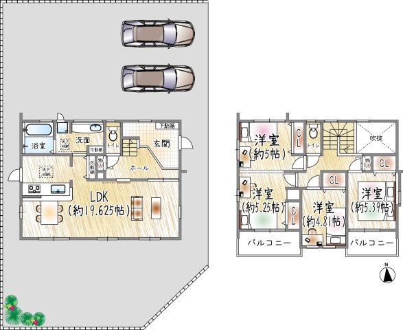 すみれ台2丁目の間取り