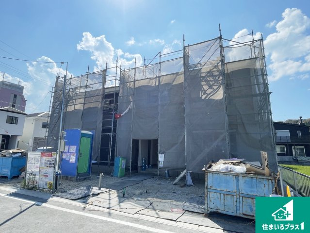 大津市雄琴　第1期　新築一戸建ての外観|現在の進捗状況です！順調に作業進行中、完成が待ち遠しいです！詳細の間取り等、お気軽にお問い合わせください！