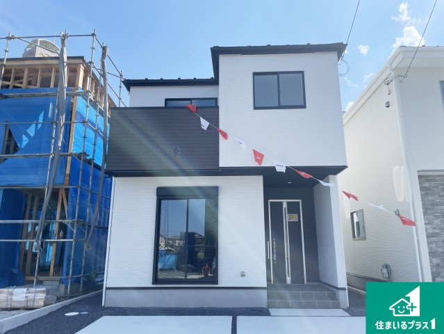 大津市雄琴　第1期　新築一戸建ての外観|周辺は落ち着いた街並みの住宅地！子育てがしやすい住環境です！