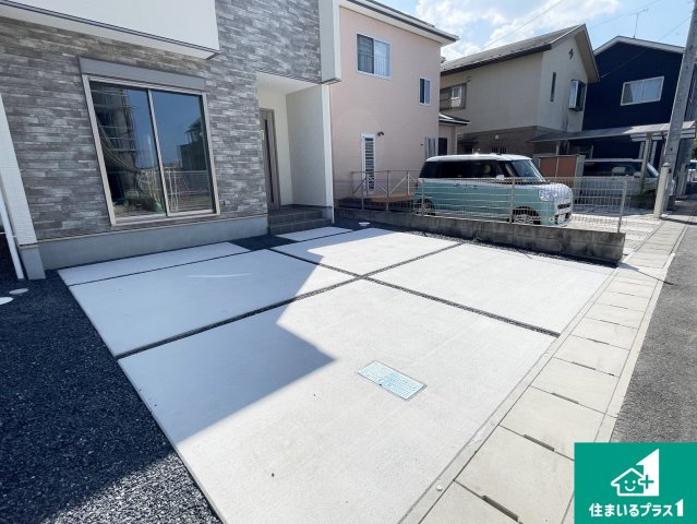 大津市雄琴　第1期　新築一戸建てのその他|駐車スペース！散水栓があるので、こまめに愛車を洗えます！