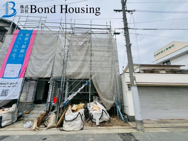 JR明石徒歩18分　全室南向き　明石市北王子町１号棟　新築戸建の外観