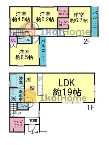 神戸市垂水区舞子台1期　新築戸建の間取り|【ホームページに現地動画掲載中】●年中無休：当日予約可●ＬＤＫ19帖で広々しております！
