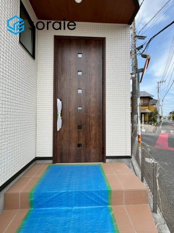 戸建 川越市大字砂新田の玄関|4/26　撮影