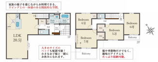 【間取り】 | Terrechez守山市吉身１期 | 間取り