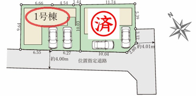 【区画図】 | Terrechez守山市吉身１期 | 区画図