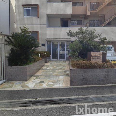 伸栄ハイツのエントランス|落ち着いたエントランスです