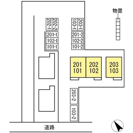 セジュールフォレスタの区画図