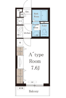 【間取り】 | リブリ・ルームス弁天3-Ⅳ | 間取りです。