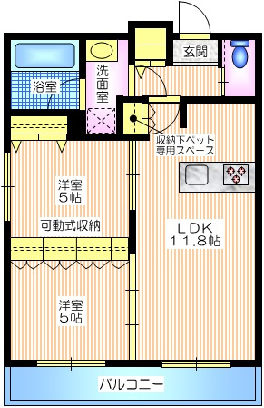 フォーンコートの間取り
