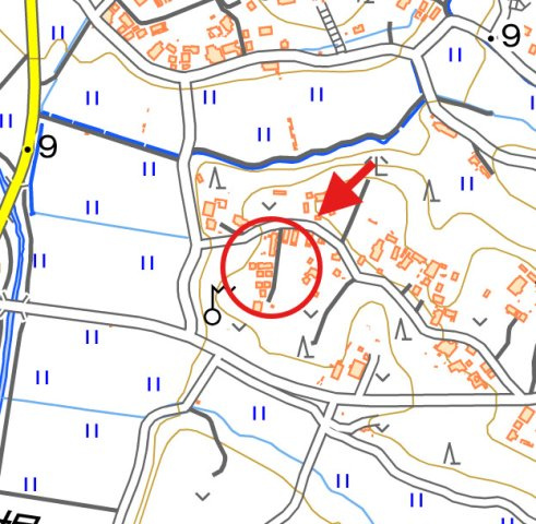 行方市芹沢　戸建て16棟の地図