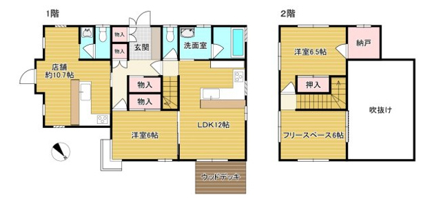 【間取り】 | すいらん荘別荘地　戸建