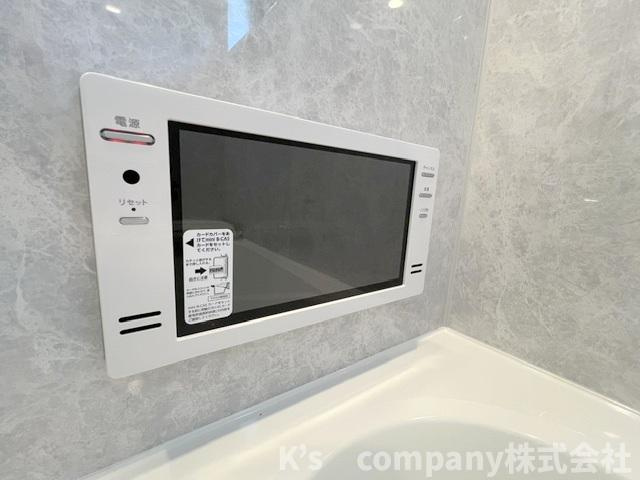 ◎茅ヶ崎市萩園　新築戸建　2号棟の設備|浴室に大型テレビ付き☆半身浴などをゆったりとテレビを見ながら過ごせます♪