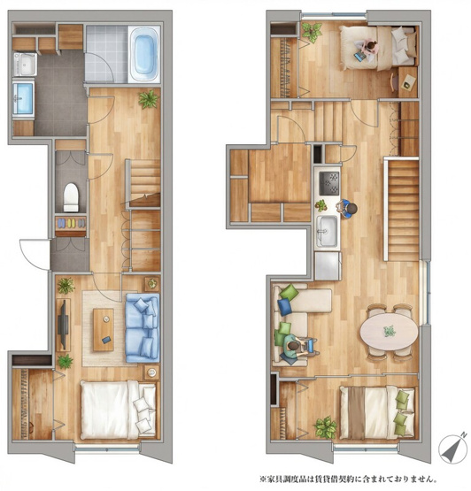 【間取り】 | アローズ茗荷谷 | 81.43㎡／3LDK