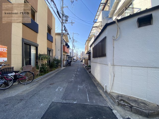 大阪市東成区大今里南3丁目の前面道路含む現地写真