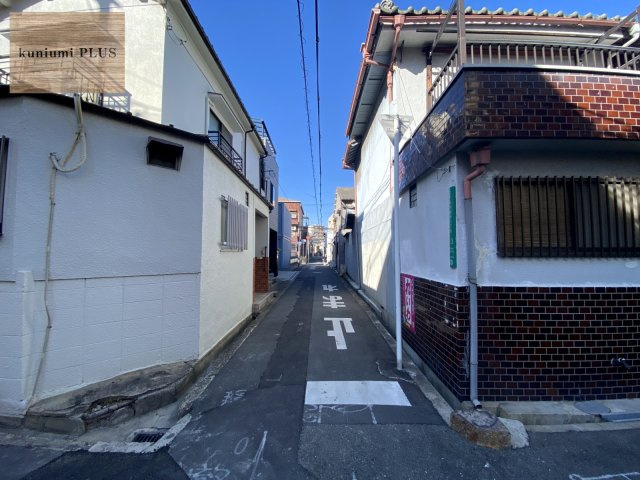 大阪市東成区大今里南3丁目の前面道路含む現地写真