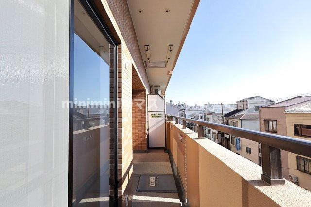ライオンズマンション鶴橋のバルコニー