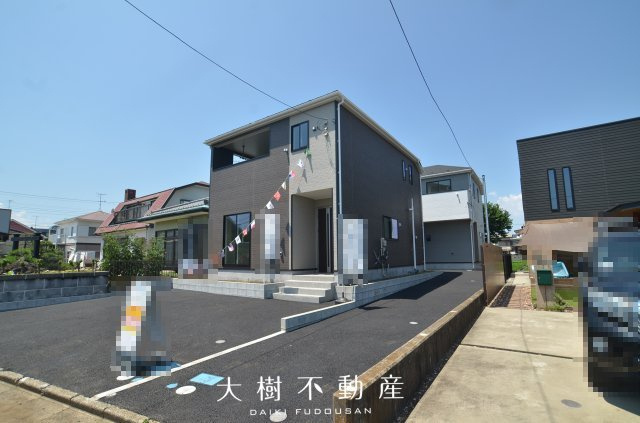 【外観】 | 座間市新田宿　新築戸建て　全2棟【仲介手数料無料】 | 建物完成しました！！内見可能です♪