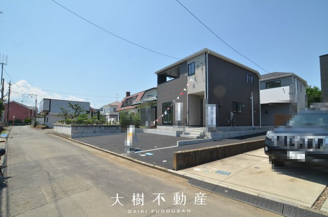 【前面道路含む現地写真】 | 座間市新田宿　新築戸建て　全2棟【仲介手数料無料】