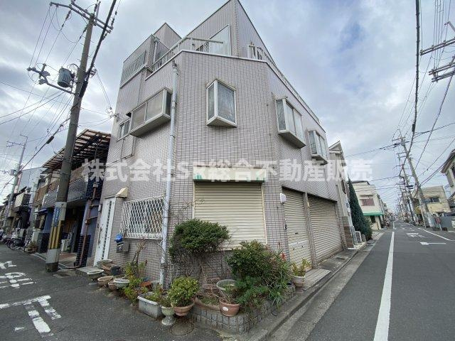 大蓮東4丁目中古戸建の外観|北東角地☆地震時にも安心の鉄骨造♪住環境も充実しています！