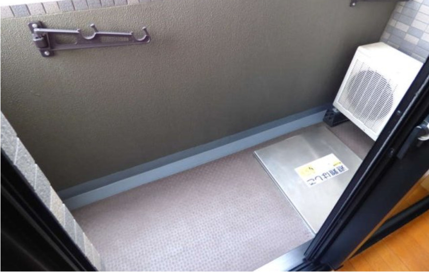 中野区鷺宮４丁目の賃貸マンションのバルコニー