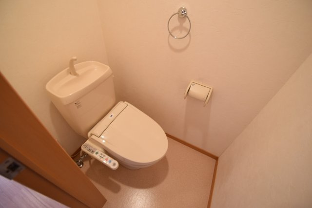 プラムガーデンのトイレ|シャワートイレです。