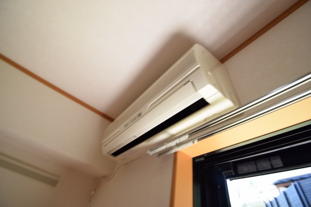 プラムガーデンの設備|もちろんエアコンつきです。