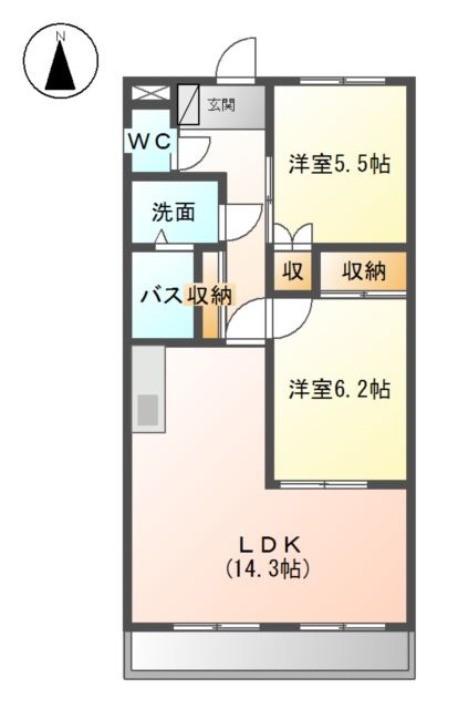 グレイススクエアの間取り
