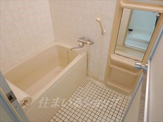 広島市安佐北区口田南８丁目の賃貸マンションの浴室|サーモ付きシャワー水栓