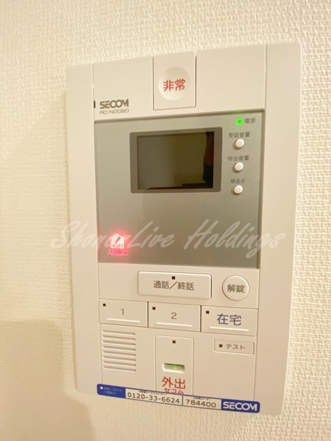 茅ヶ崎市共恵１丁目の賃貸マンションのセキュリティ|安心テレビモニター付きインターホン♪