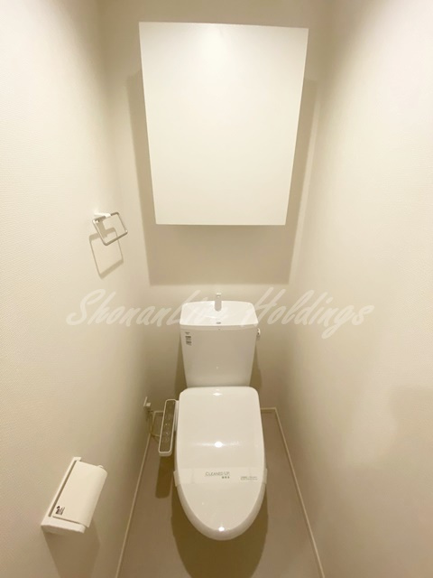 茅ヶ崎市共恵１丁目の賃貸マンションのトイレ|温水洗浄便座付き♪