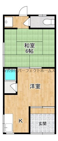 池田旭町アパートの間取り