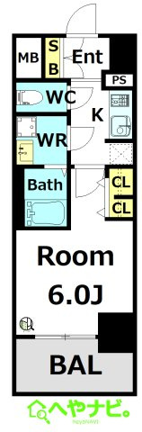 【間取り】 | S-RESIDENCE野並駅前broad(ブロード)